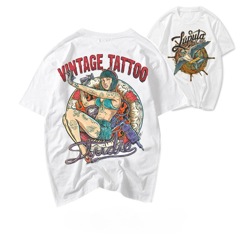 Streetwear Brand Niche - Hot T-shirt European and American High