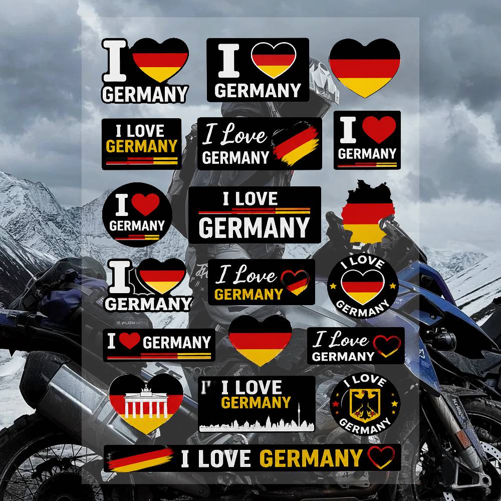 Streetwear Brand Germany - A-germany Streetwear Brand Stickers Set Waterproof