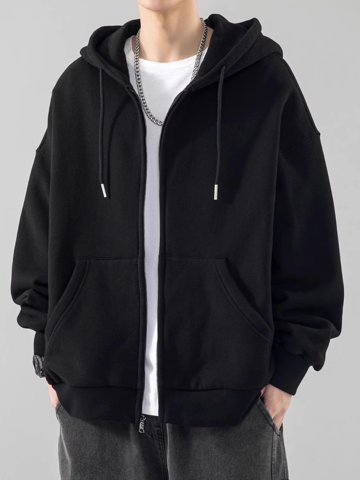Loose Men's Hoodie Sweatshirt  - Streetwear Brand Hong Kong recension och pris