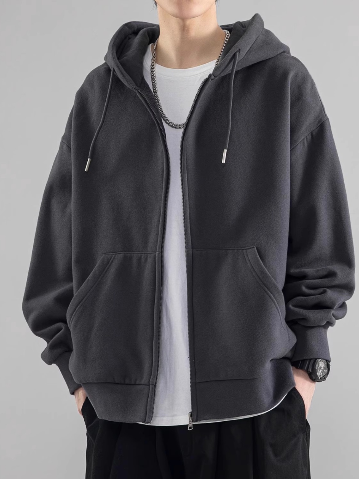 Loose Men's Hoodie Sweatshirt  - Streetwear Brand Hong Kong recension och pris
