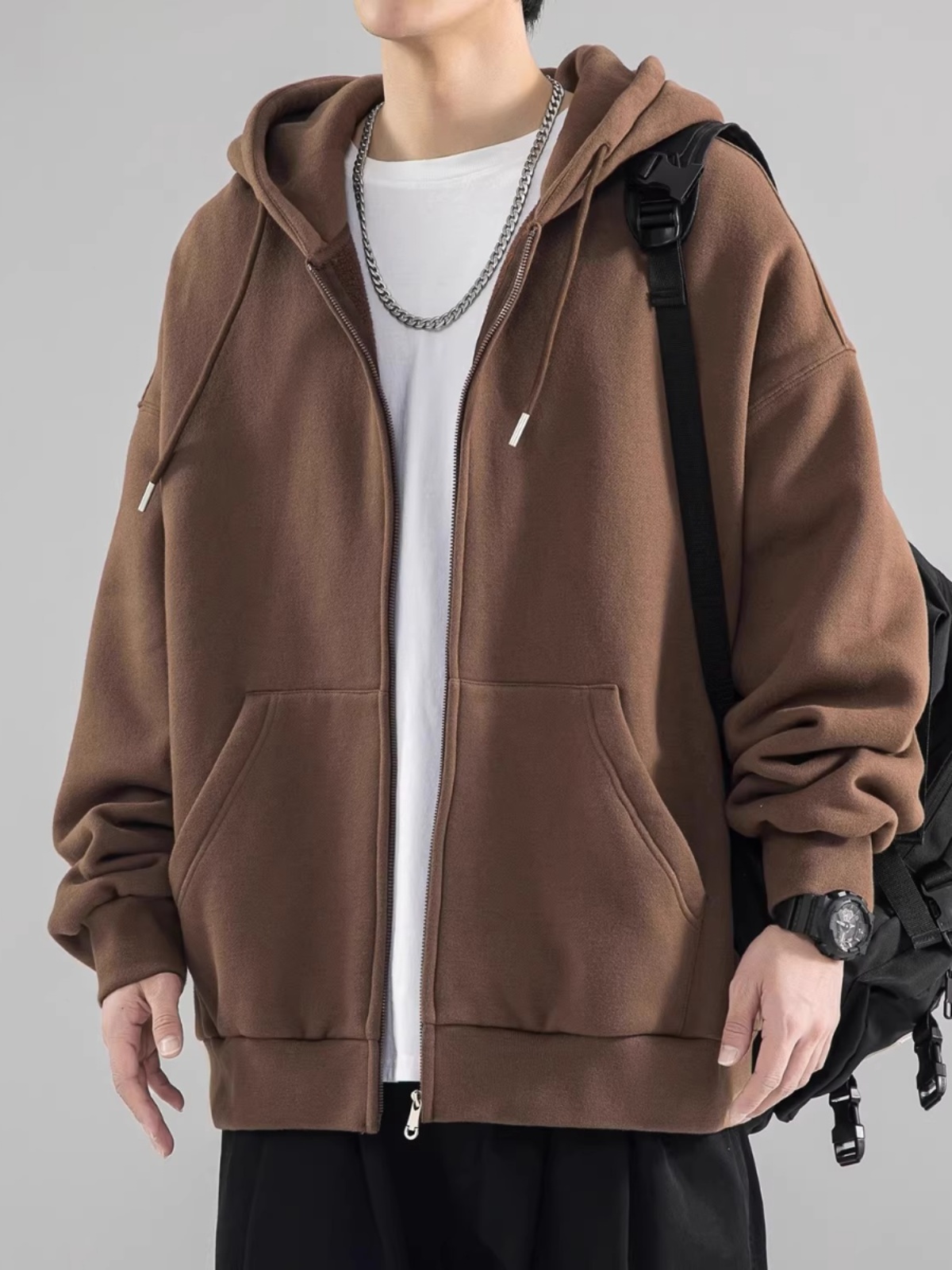 Loose Men's Hoodie Sweatshirt  - Streetwear Brand Hong Kong recension och pris