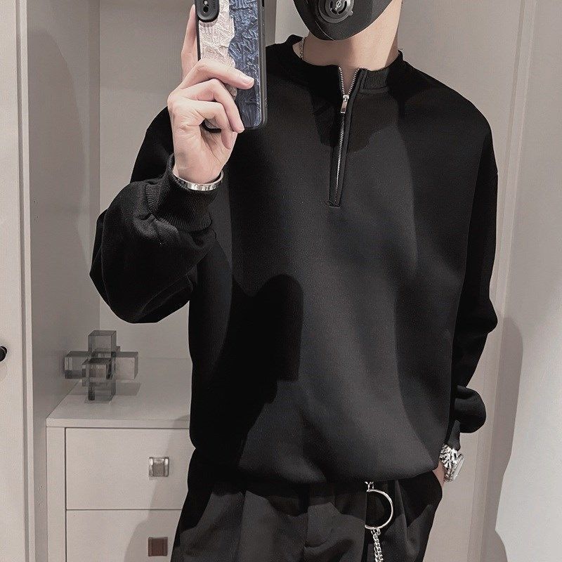 Men's Spring Autumn Stand Coll - Streetwear Brand Niche recension och pris