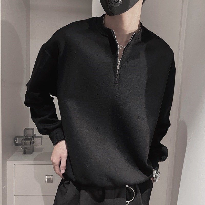 Men's Spring Autumn Stand Coll - Streetwear Brand Niche recension och pris