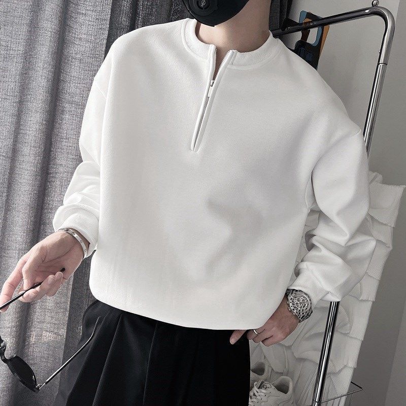 Men's Spring Autumn Stand Coll - Streetwear Brand Niche recension och pris