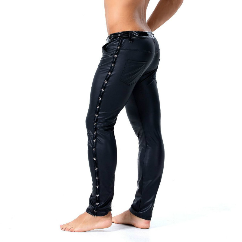 S-XXL Brand Men Leather Rivet  - Streetwear Brand Fashion recension och pris