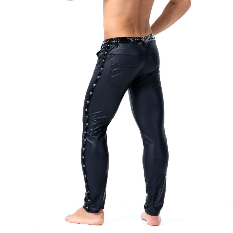 S-XXL Brand Men Leather Rivet  - Streetwear Brand Fashion recension och pris