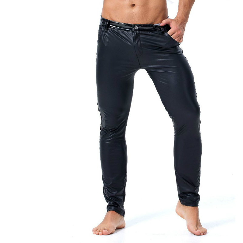 S-XXL Brand Men Leather Rivet  - Streetwear Brand Fashion recension och pris