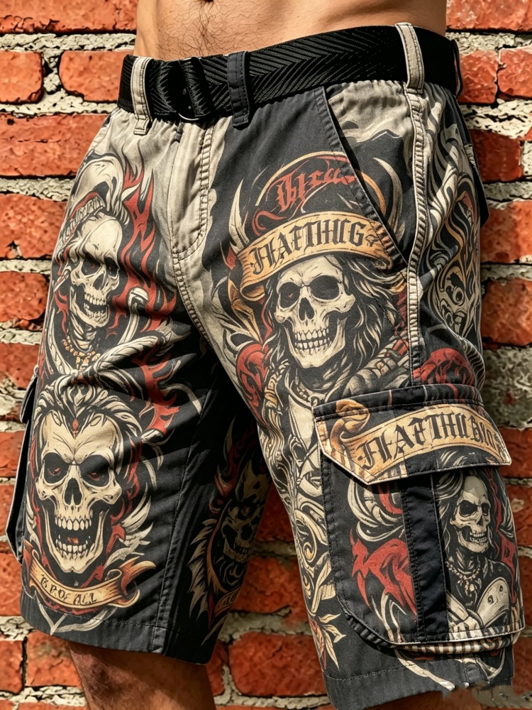 Mens Rock Punk Style Cargo Sho - Corteiz Cargo Pant recension och pris