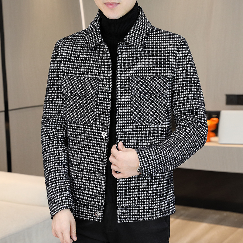 Brand Winter Plaid Woolen Jack - Streetwear Brand Fashion recension och pris