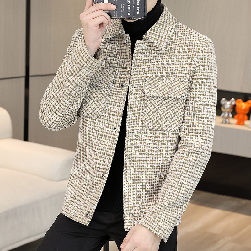 Brand Winter Plaid Woolen Jack - Streetwear Brand Fashion recension och pris