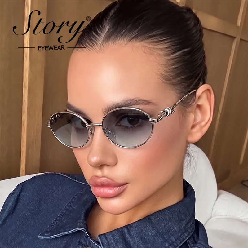 STORY Retro Metal Frame Oval S - Streetwear Brand Designs recension och pris