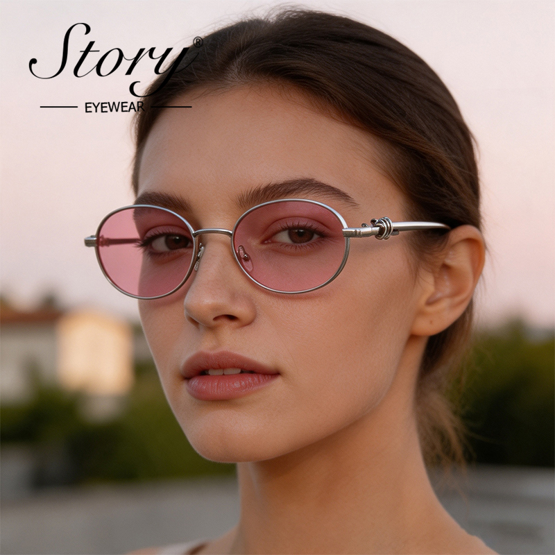STORY Retro Metal Frame Oval S - Streetwear Brand Designs recension och pris
