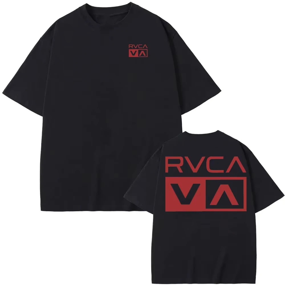 RVCA T Shirt Black Tee Summer  - Streetwear Brand Fashion recension och pris