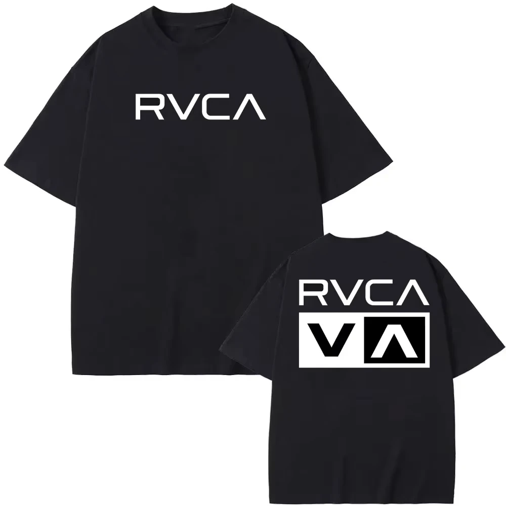 RVCA T Shirt Black Tee Summer  - Streetwear Brand Fashion recension och pris